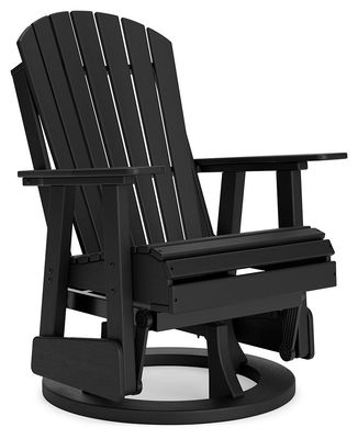 Hyland Wave - Swivel Glider Chair - Black - Black