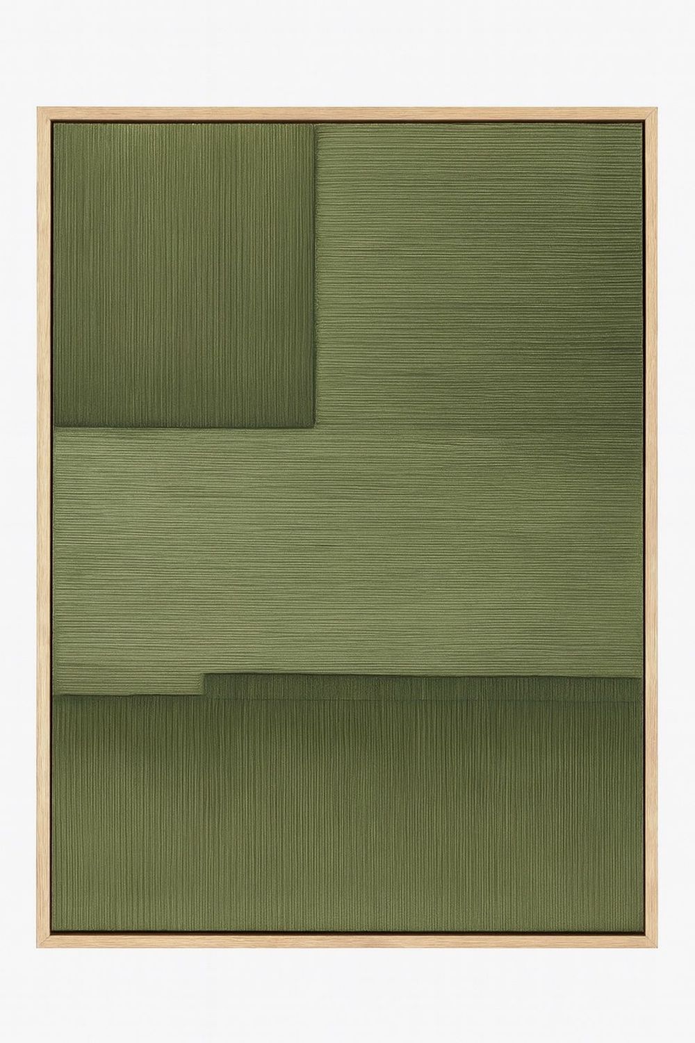 Framed Canvas Sycamore Bark - Natural