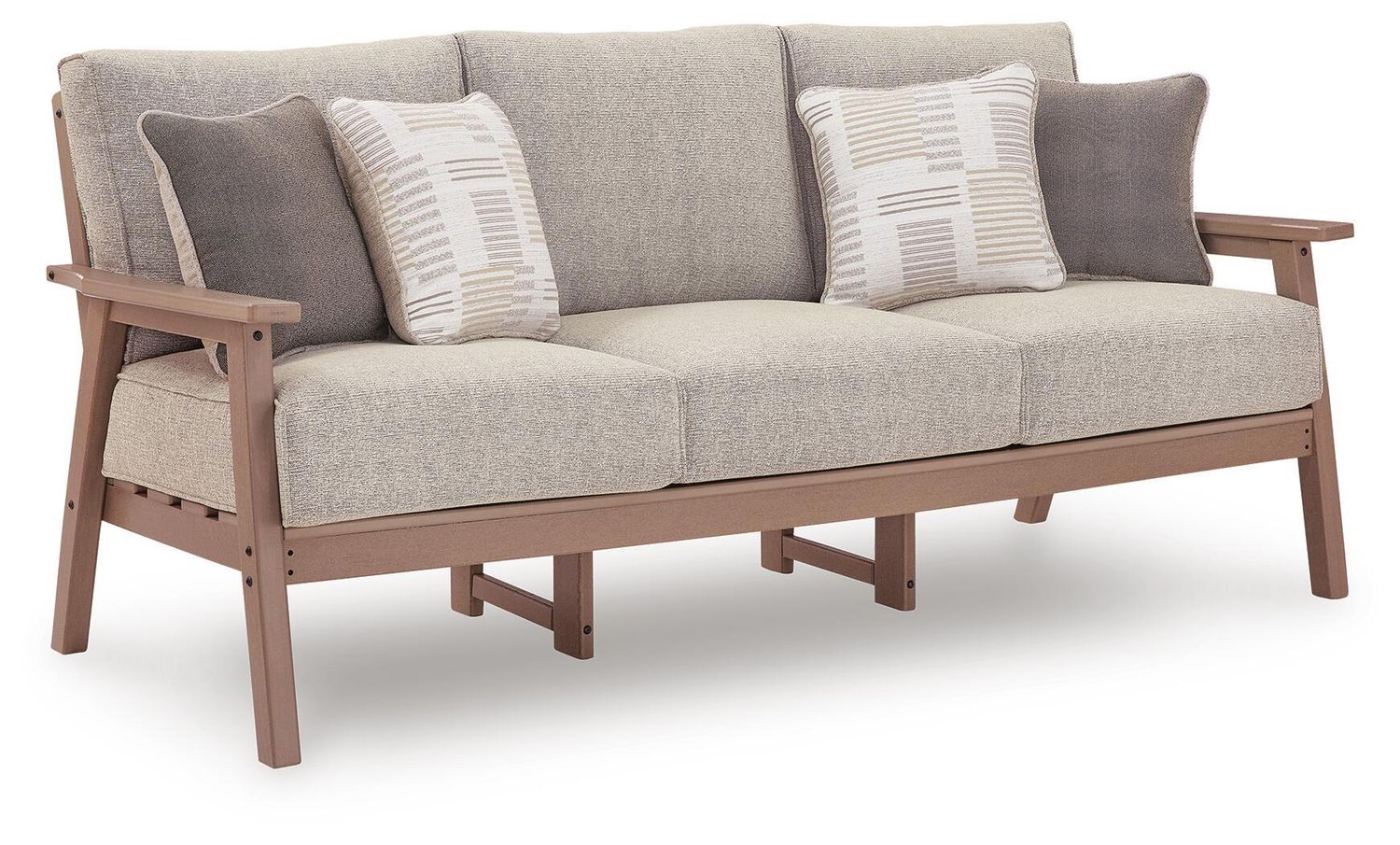 Grover Beach - Sofa With Cushion - Driftwood