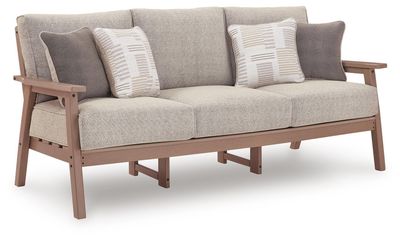 Grover Beach - Sofa With Cushion - Driftwood