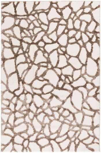 Wessonland - 8' x 10' Rug - Ivory / Brown / Gray - Light Brown / 8' x 10'