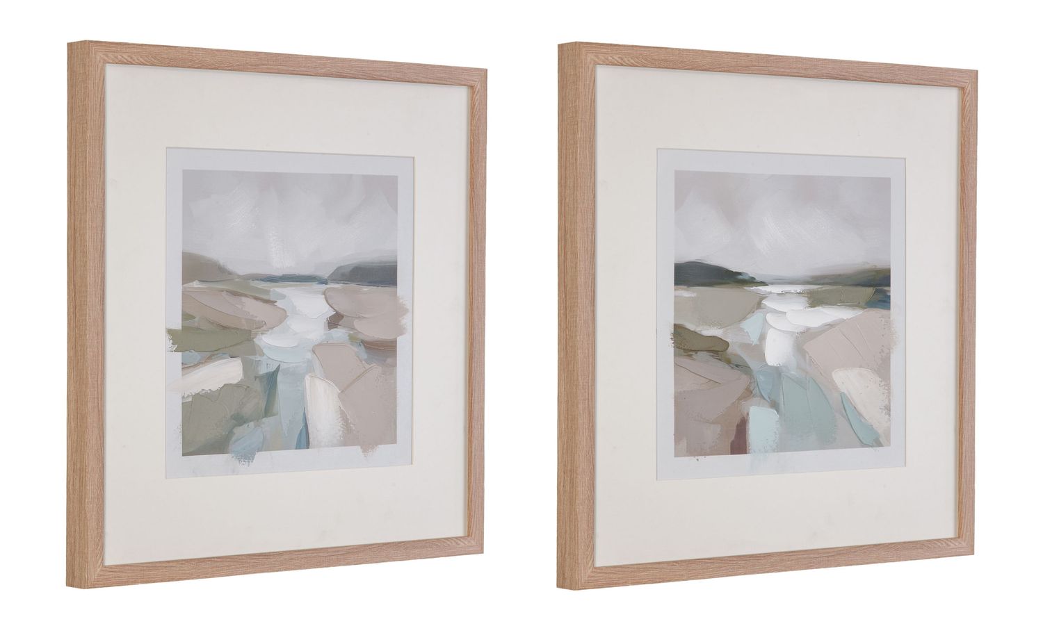 Stillwater - Framed Canvas (Set of 2) - Natural