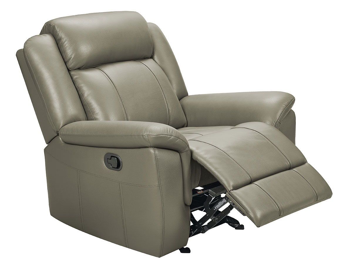 9015 - Chair With Manual Recliner - Taupe