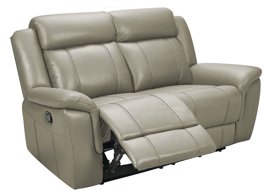 9015 - Loveseat With Manual Recliner - Taupe