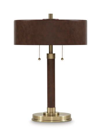 Arcmond - Metal Table Lamp - Brown / Gold Finish