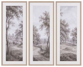 Dixonburg - Wall Art Set (Set of 3) - Taupe / Gray