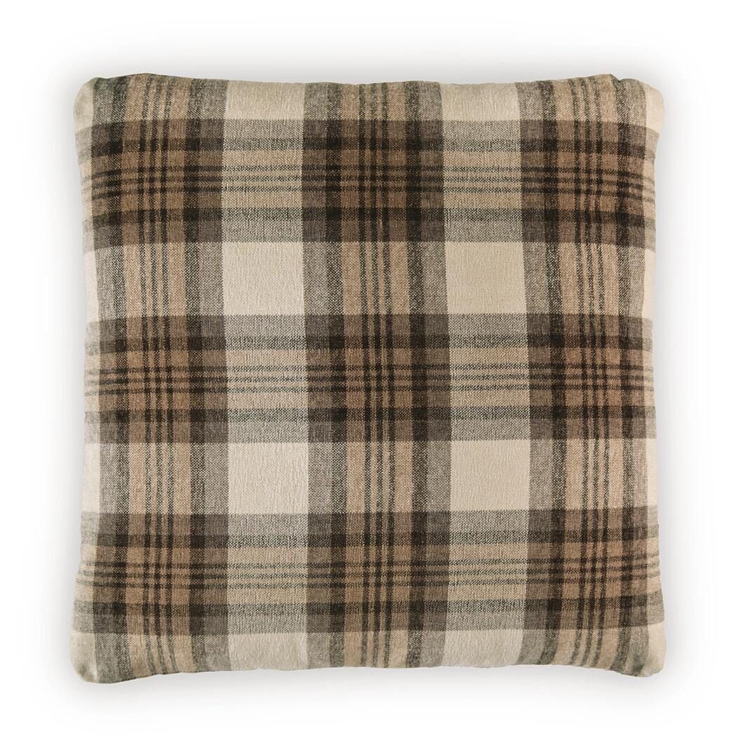 Varnburg - Pillow - Brown / Cream - Dark Brown / 1 Piece