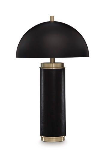 Lemland - Metal Table Lamp - Black / Gold Finish