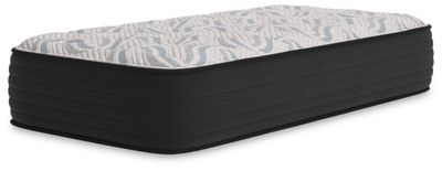 Elite Springs Plush - Twin Mattress - Gray / Blue - Gray / Twin