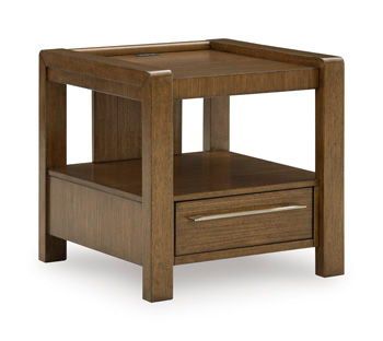 Marxmore - Square End Table - Brown