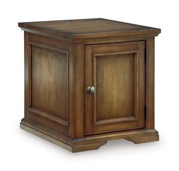 Channley - Rectangular End Table - Brown - Dark Brown / End Tables