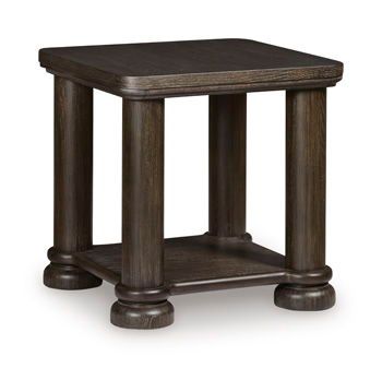 Bannette - Square End Table - Dark Brown - Dark Brown / End Tables