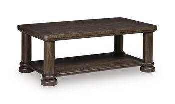 Bannette - Rectangular Cocktail Table - Dark Brown - Dark Brown / Cocktail Tables