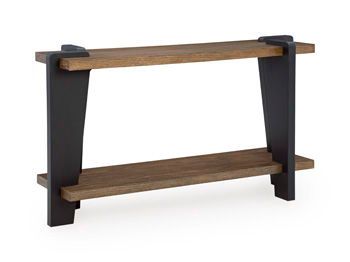 Weathermore - Sofa Table - Brown / Black - Black / Sofa Tables
