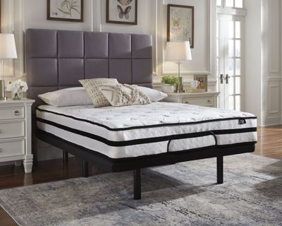 Chime 10 Inch Hybrid - 10" Full Mattress - White - White / Full