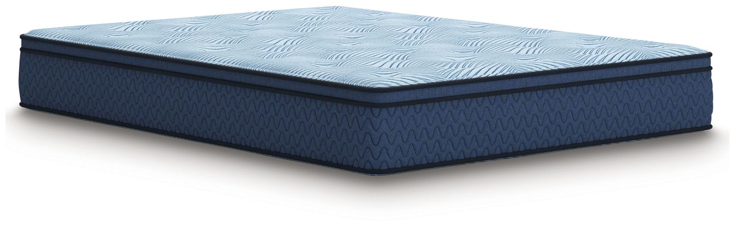 Peak 2.0 12 Hybrid - California King Mattress - Light Blue - Blue / California King