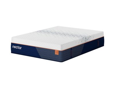 Nectar Ultra Hybrid - King Mattress - Fabric - White - White / King