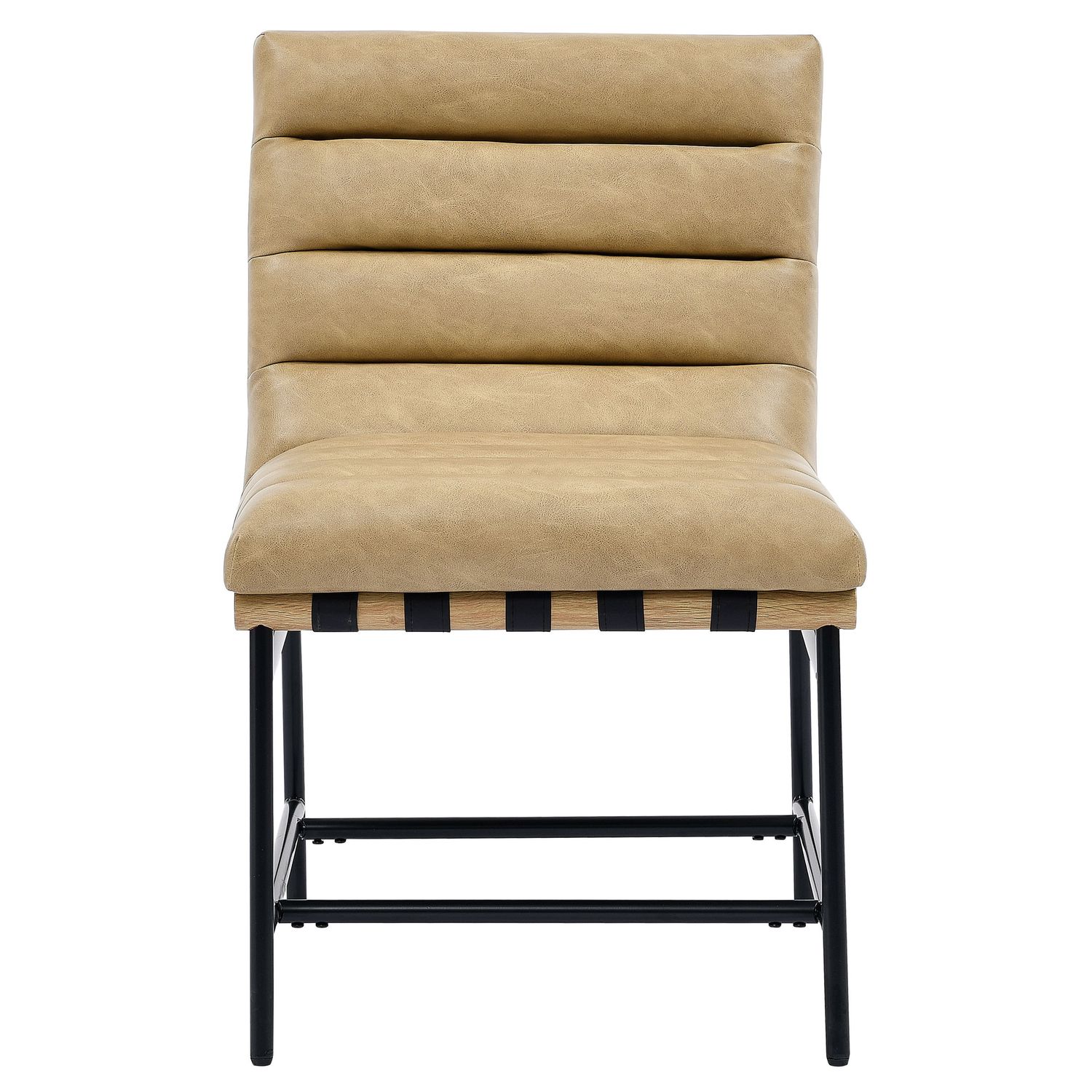 Nicco - PU Dining Chair (Set of 2) - Sand - Light Brown