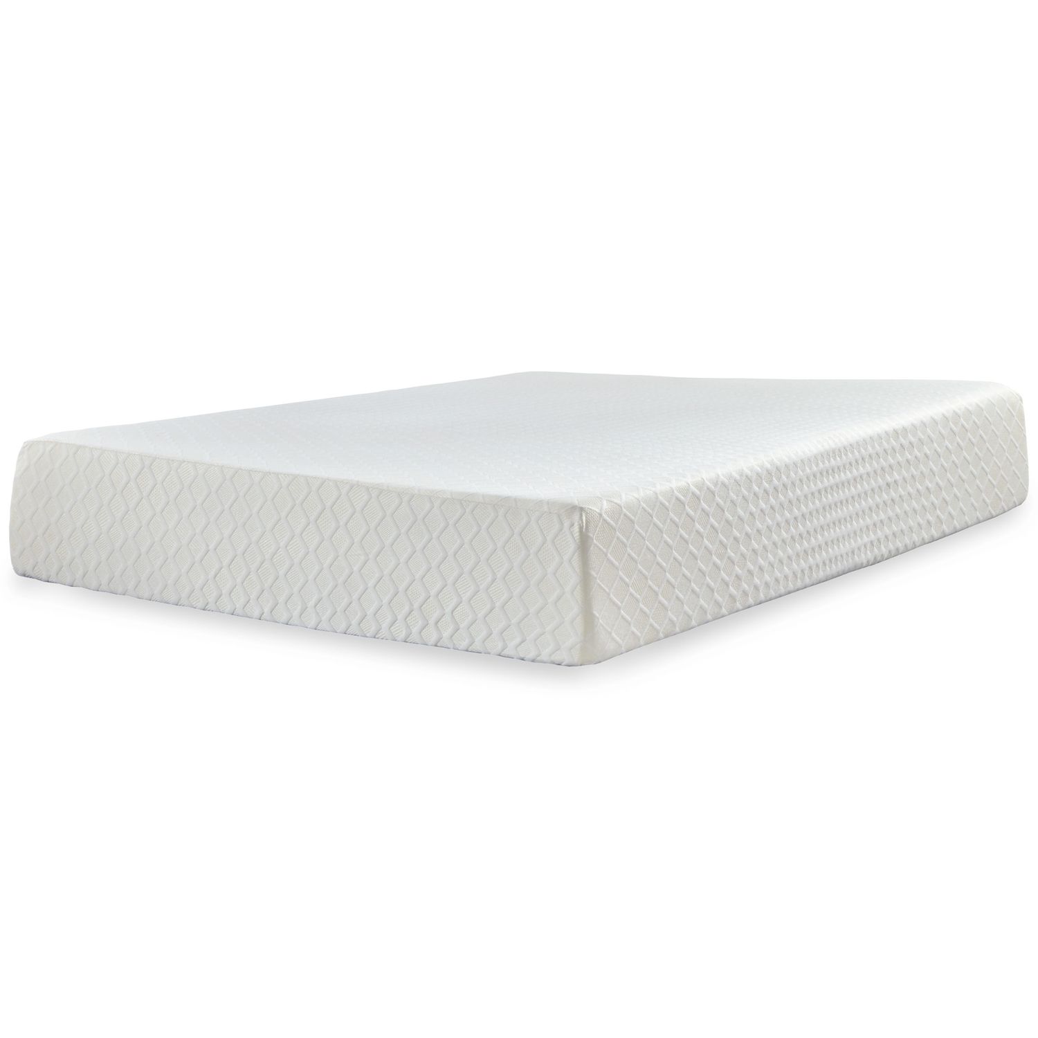 Chime 12 Inch Memory Foam - California King Mattress - 12-inch - White - White / California King