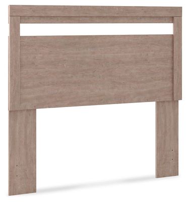 Flannia - Full Panel Headboard - Gray