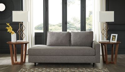Lyman - RAF Corner Chaise - Graphite