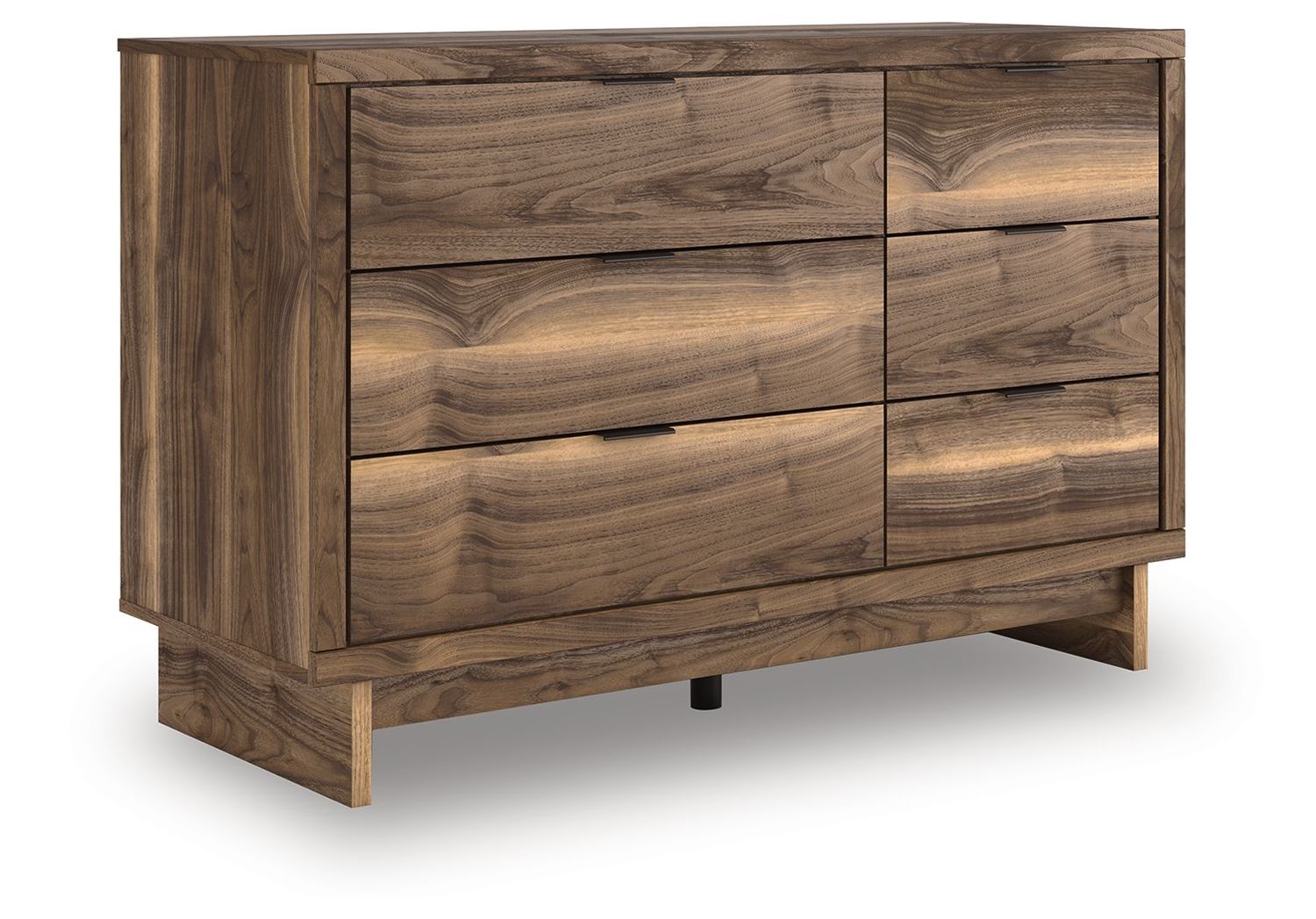 Chirason - Six Drawers Dresser - Brown - Dark Brown / Dressers