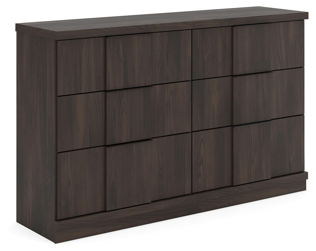 Shaehartin - Six Drawer Dresser - Dark Brown - Dark Brown / Dressers