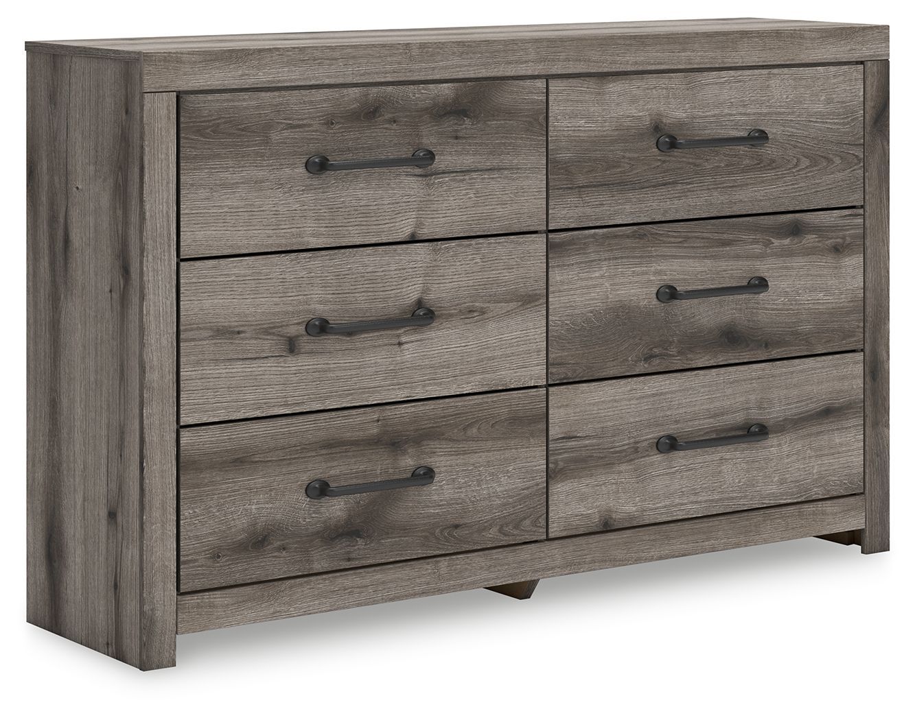Graystorm - Six Drawer Dresser - Brown Gray - Dark Gray / Dressers
