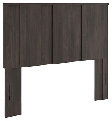 Shaehartin - Queen Panel Headboard - Dark Brown - Dark Brown / Queen