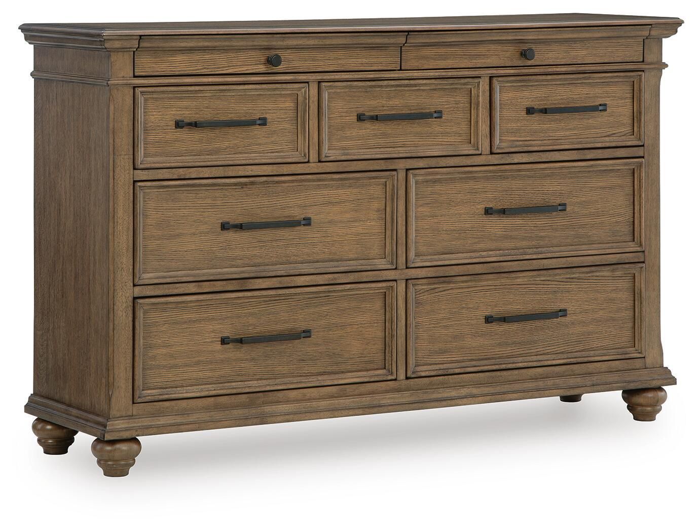 Karallin - Dresser - Medium Brown - Dark Brown / Dressers