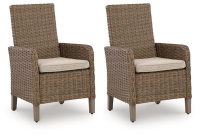 Laguna Heights - Arm Chair With Cushion (Set of 2) - Beige