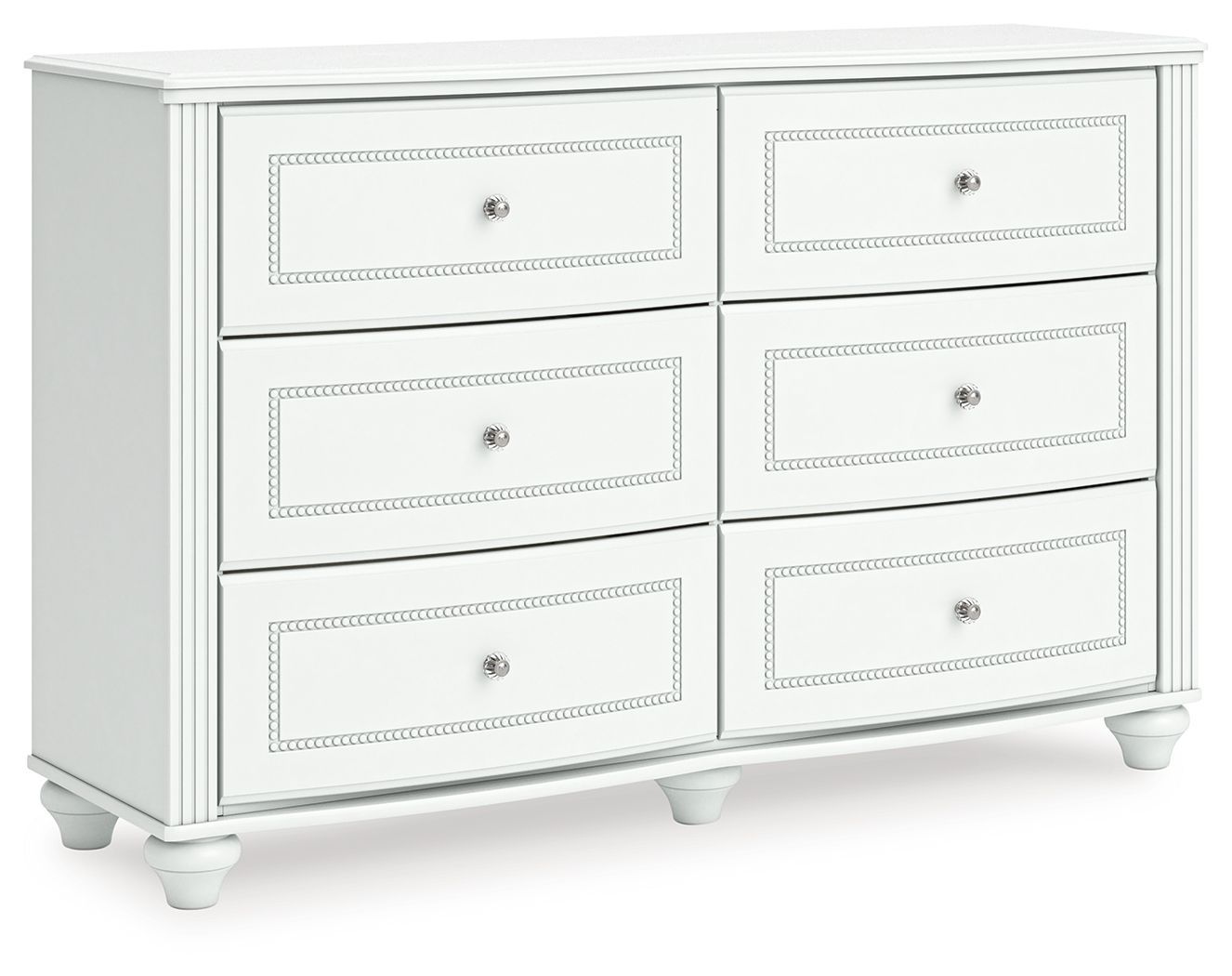 Kozlani - Six Drawer Dresser - White - White / Dressers