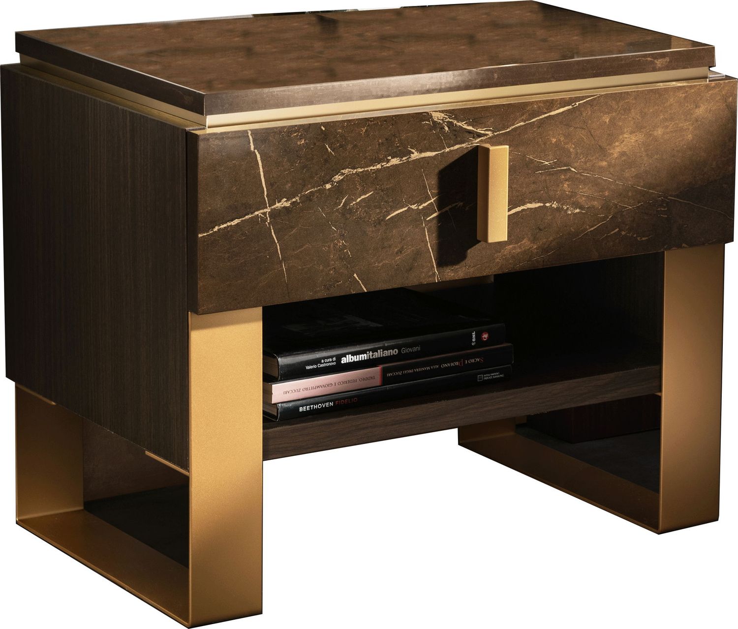Essenza - Accent Nightstand - Dark Brown