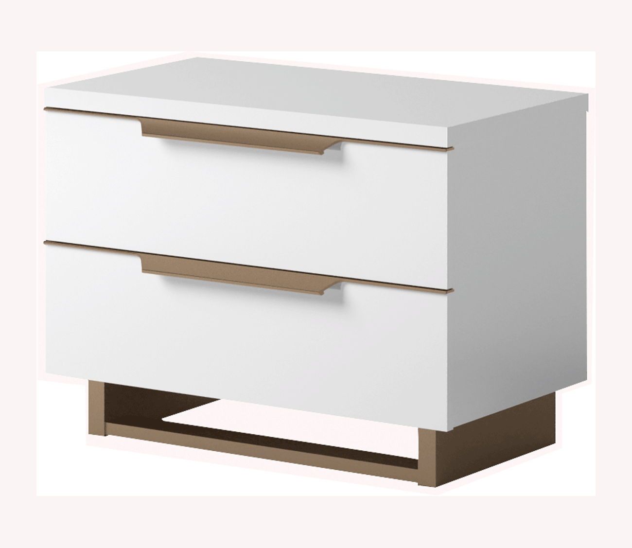 Smart - Maxi Nightstand - White