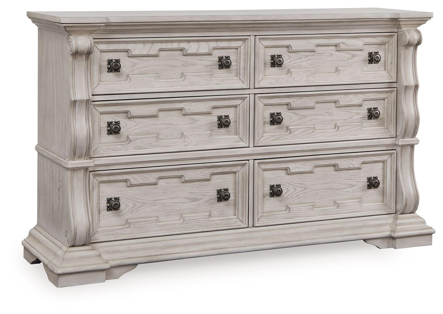Bruchandi - Dresser - Antique White - Gray / Dressers