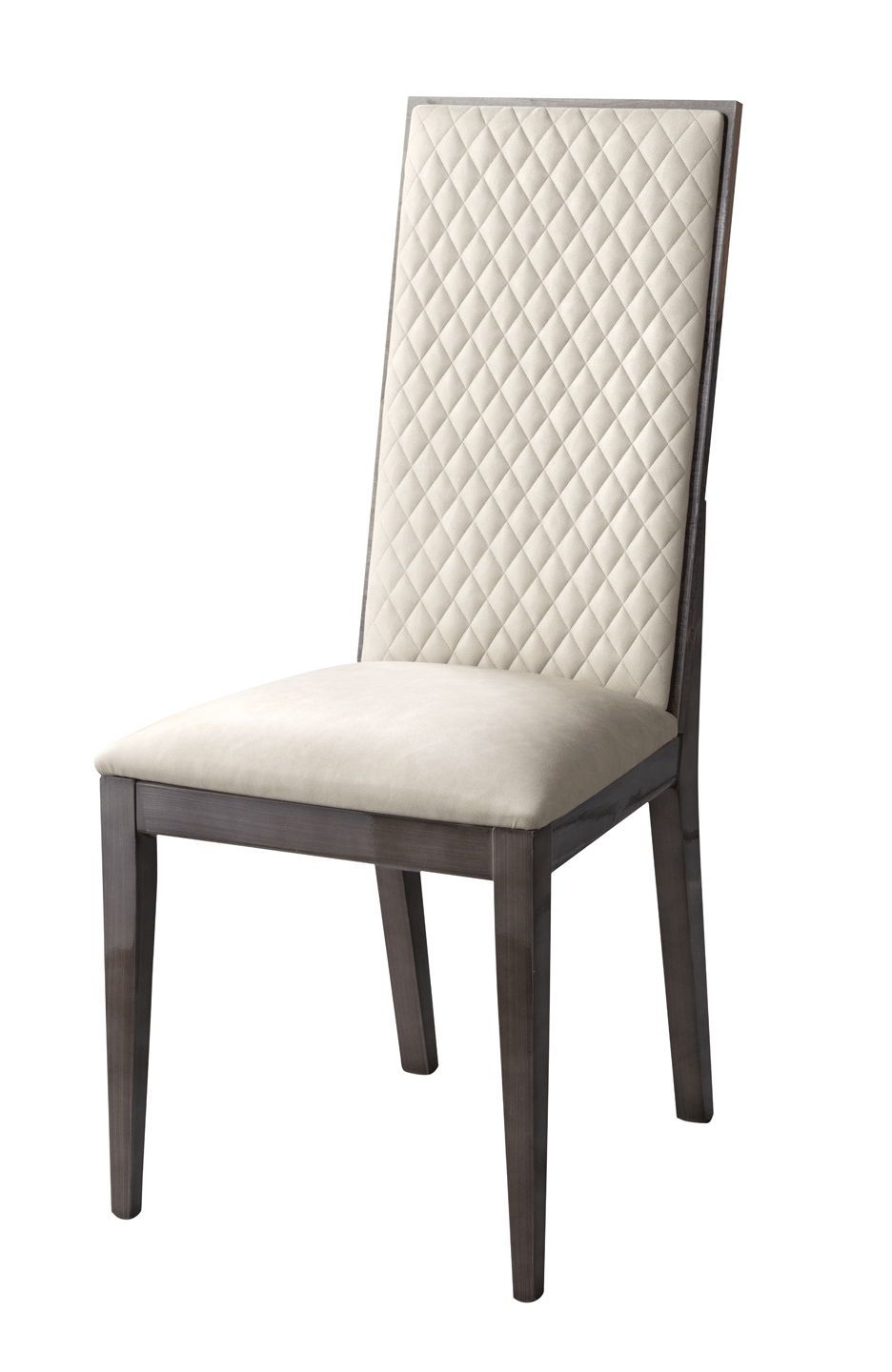 Medea - Side Chair - Dark Brown / Beige