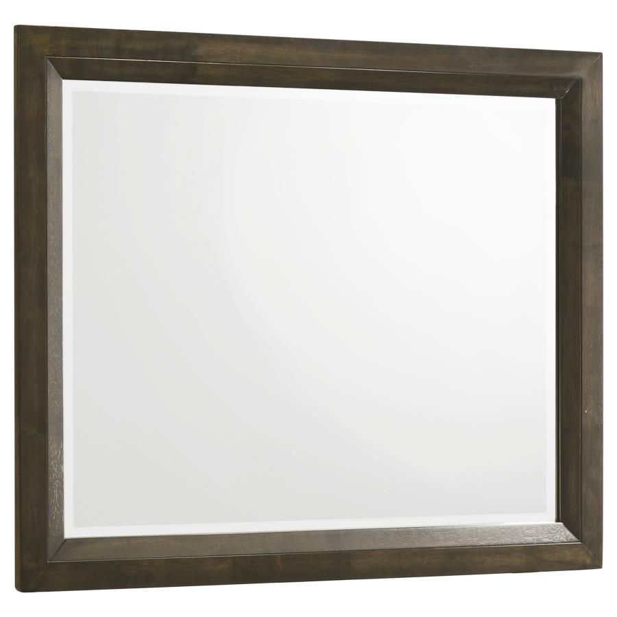 Atlas Bedroom Dresser Mirror Dark Oak