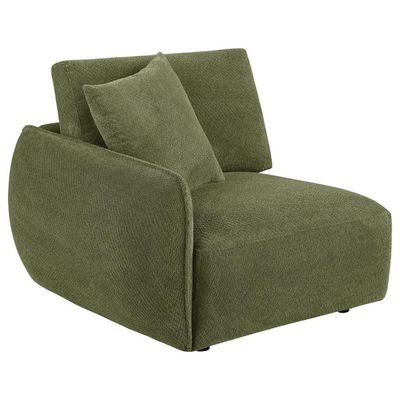 Elysia Fabric Upholstered Modular LAF Chair Green