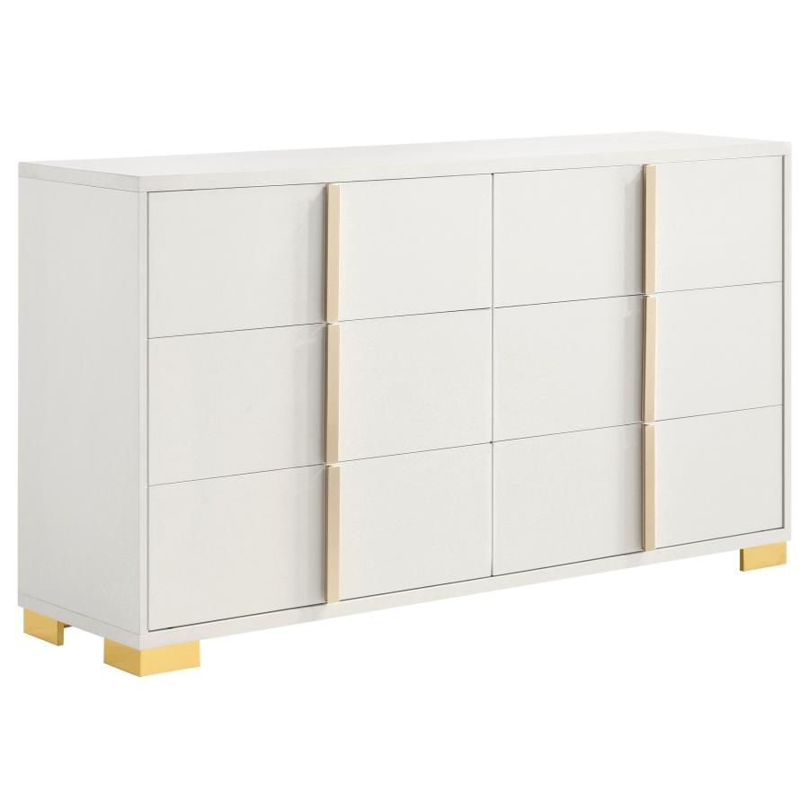 Marceline 6-drawer Dresser White