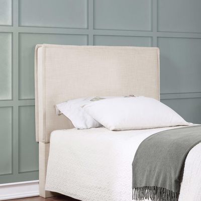 Izzy Upholstered Twin Panel Headboard Sand
