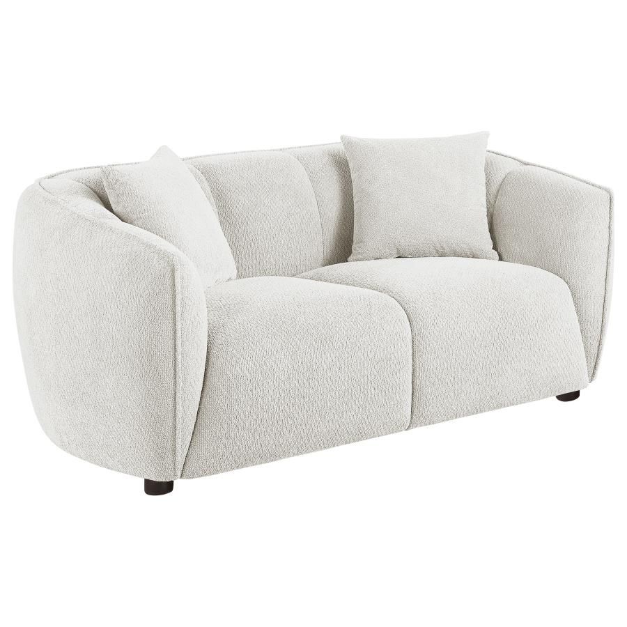 Aleisha Fabric Upholstered Loveseat Sand