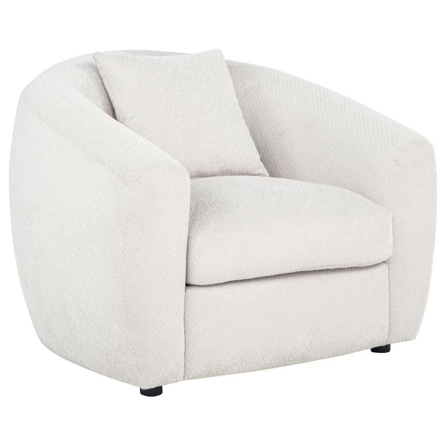 Isabella Fabric Upholstered Accent Chair Sand
