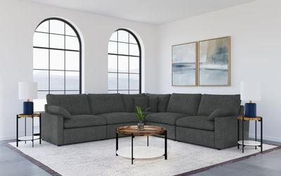 Collins Modular Corner Chair Dark Grey