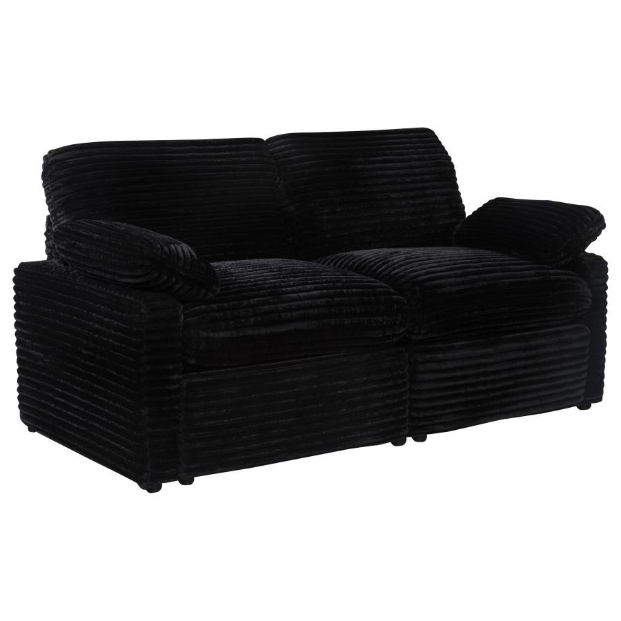 Collins Modular Power Loveseat Black