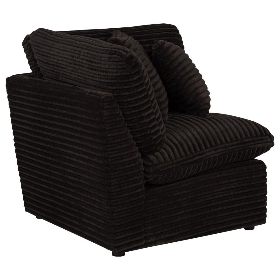 Collins Modular Corner Chair Chocolate Brown