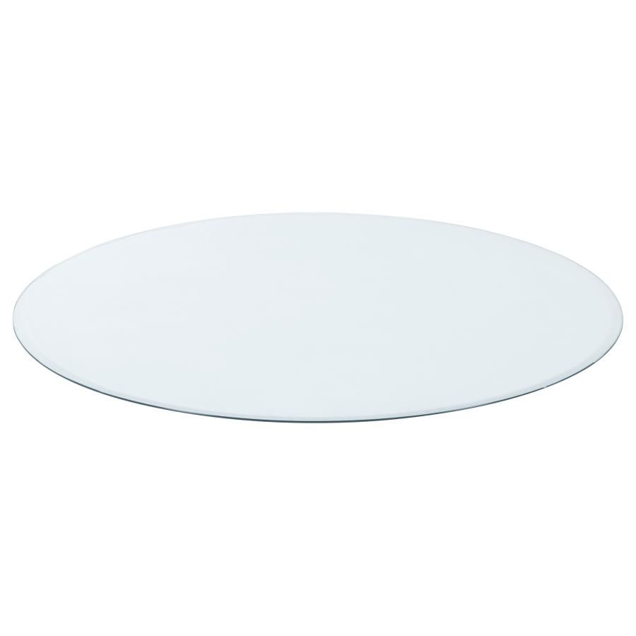 Glass Tops 48-inch 6mm Round Clear Tempered Glass Top