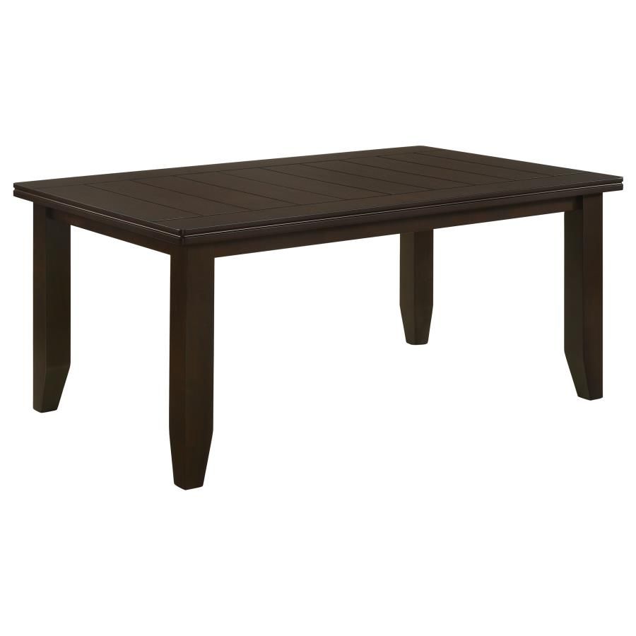 Dalila Rectangular 66-inch Wood Dining Table, Color: Brown