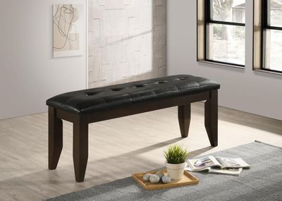 Dalila Upholstered Wood Dining Bench