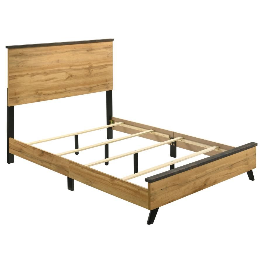 Kaywood 52-inch Panel Bed Natural Pine, Size: Full