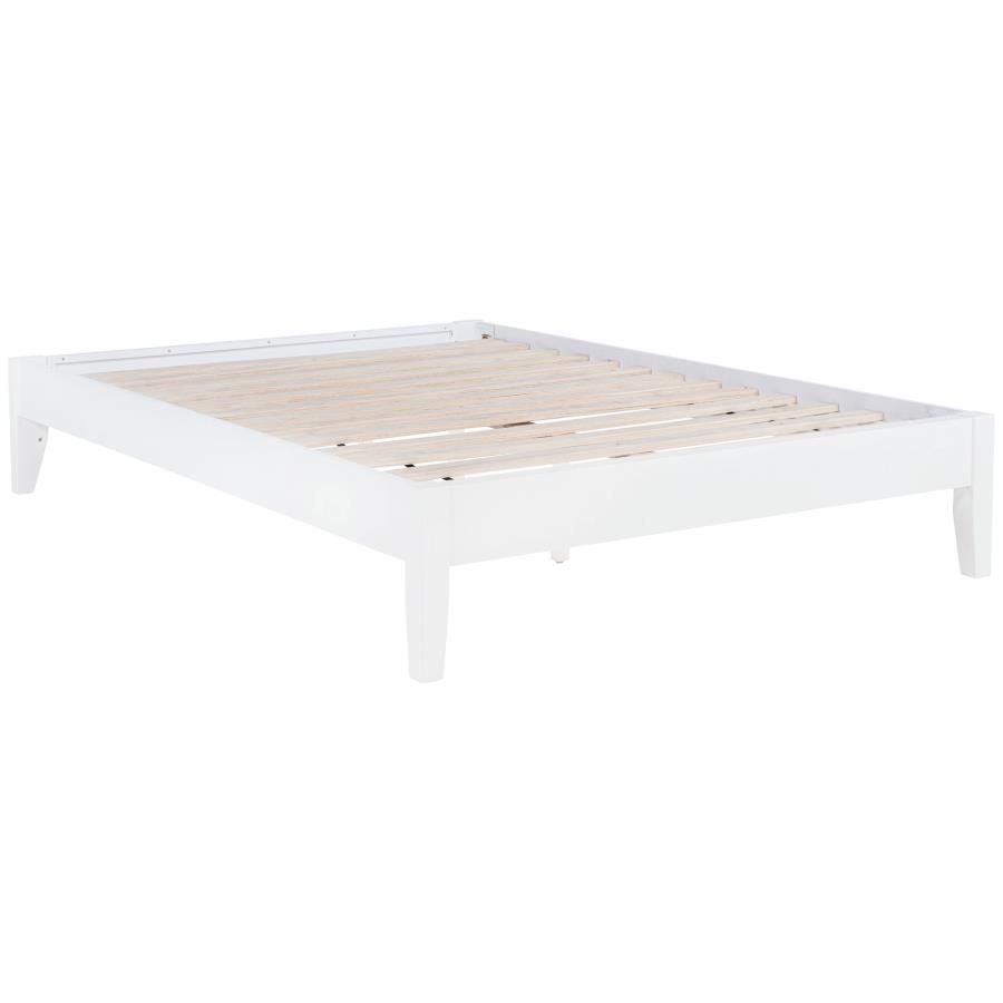 Hounslow Universal Platform Bed White, Size: Full